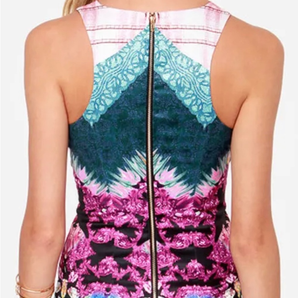 Lulu’s, Size Small Fuchsia Mirror Print Fuchsia M… - image 6